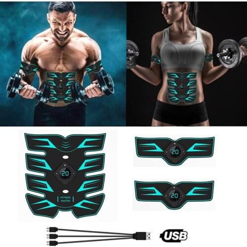 EMS Electric Press Simulator Massager ABS Abdominal Muscle Trainer Sports Gym Home Exercise Fitness Equipment Training Apparatus