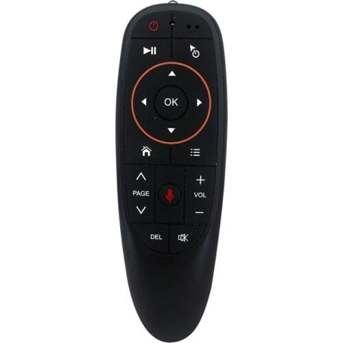 G10S Voice Remote Control 2.4G Wireless Air Mouse Gyroscope IR Learning for Android TV Box T95 H96 HK1 Etc