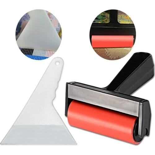 5D DIY Diamond Painting Tool Roller Brush Rubber Diamond Painting Brushing Craft Art Drawing Tools Rolled Diamond