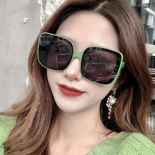 Classic Square Sunglasses Women for 2020 fashion Brand Designer Vintage Big Frame Sun Glasses Ladies UV400 Shade Driving