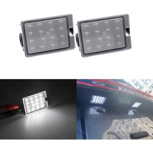 For Dodge Durango 2014 2015 2016 2017 2018 2019 2020 2PCs White SMD Error Free Led Number License Plate Lights Lamp