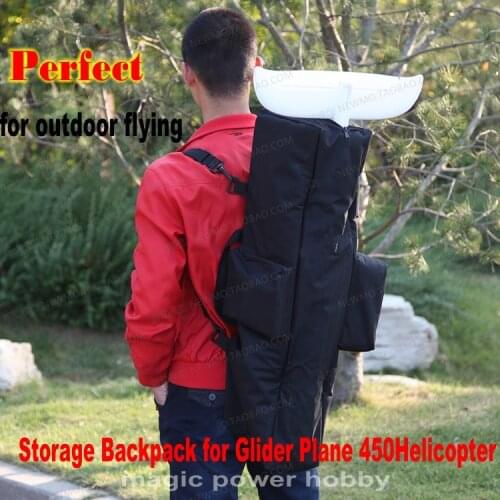 Multifunctional Backpack Storage Bag Handbag For RC Glider Plane Helicopter 450 Easy Carrying