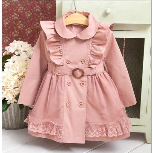 Girls' fashion flower coat 2