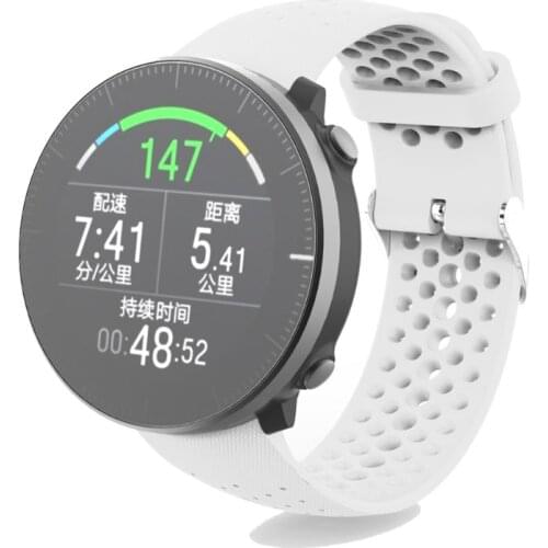 Unisex Soft Silicone Wrist Band Sports Watch Strap for POLAR Vantage M Watch