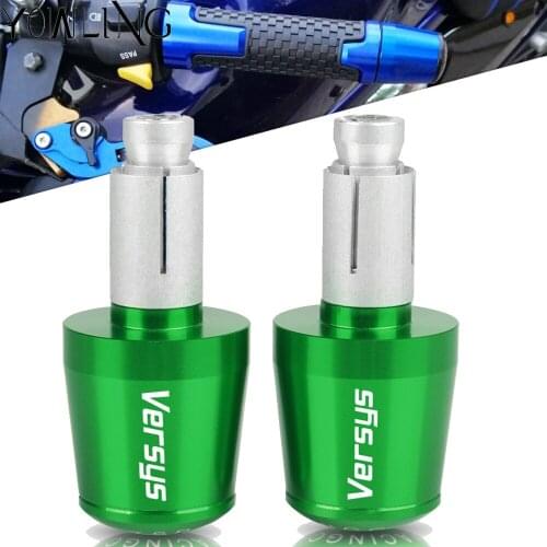22mm Motorcycle Handlebars Grips Ends Bar Ends Handlebars Caps For KAWASAKI VERSYS1000 versys 1000 2015 2016 2017 2018 2019