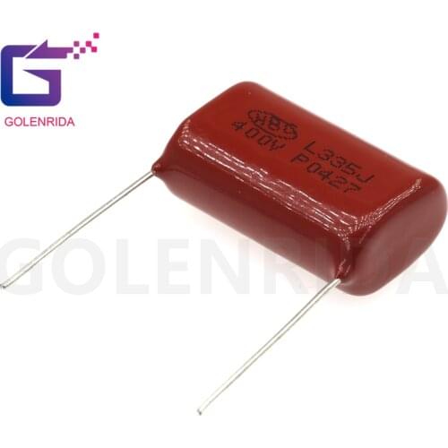 10PCS 400V335J 3.3uF Pitch 25mm 400V 335 3300nf CBB Polypropylene film capacitor