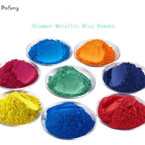 Luxury Cosmetic Recolored Mica Pearl Sparkling Pigment Epoxy Resin Color Pigment Mica Powder