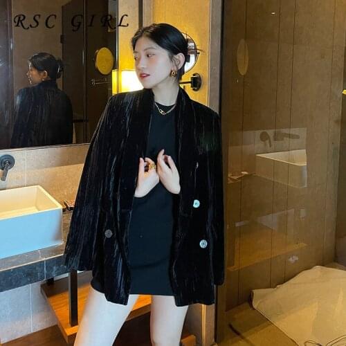 Женские бархатные пиджаки RSC GIRL China At AliExpress