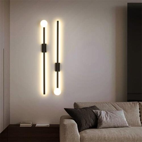 Modern Long Strip Wall Lamp Living Room Corridor Aisle LED Decorative Lighting Bedroom Stairs Bathroom Mirror Front Wall Light