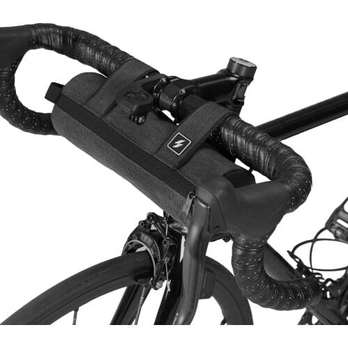 SAHOO Bike Handlebar Bag Cycling Top Tube Bag 0.7L Bike Bicycle Front Frame Bag Cycling Strap-on Storage Case Bike Accessary