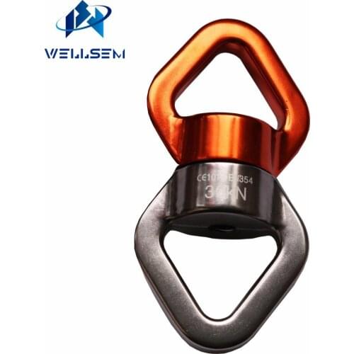 360 Rotator Rotational Device 30KN Swivel Hanging Accessory for Hanging Swings Safety and Climbing