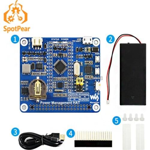Raspberry pi embedded arduino mcu and rtc for raspberry pi 3B 4B