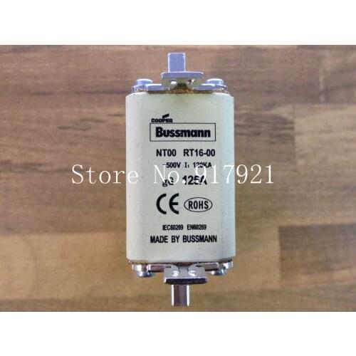 [ZOB] The United States Bussmann NT00 RT16-00 125A 500V fuse fuse original authentic --5pcs/lot