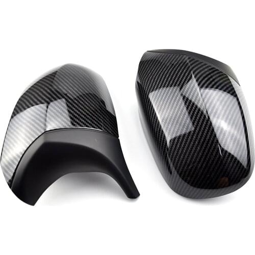 2 Pcs For BMW 3 series E90 E91 E92 E93 LCI Facelifted Carbon Fiber pattern Side Wing Mirror Cover Cap Rearview Mirror Shell