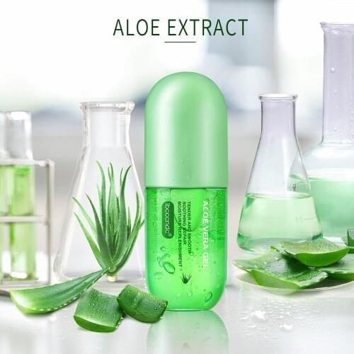 50ml Natural Aloe Vera Gel After Sun Lotions Aloe Gel Sun Repair Hydrating Whitening Cream Face Cream Acne Skin Care Aloe Gel