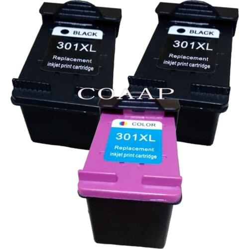 3x Replacement ink cartridge for hp301 301XL for HP Envy 4500 4502 4504 4505 5530 5532 5539 e-All-in-One Printer