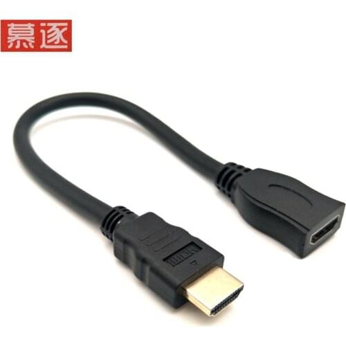 4K HDMI-kompatibel Kabel Männlich zu Weiblich HDMI 2,0 HDMI-kabel Extender Adapter Kabel 0,3 M 0,5 m für PC PS3 PS4 PC TV Laptop