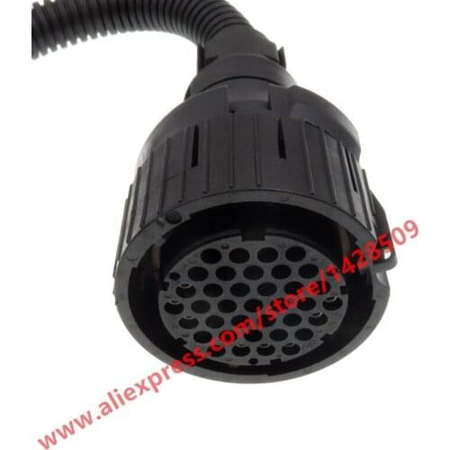 8 Wires Auto Urea Pump Power Cord Socket Round Cable Plug For Yuchai Cummins