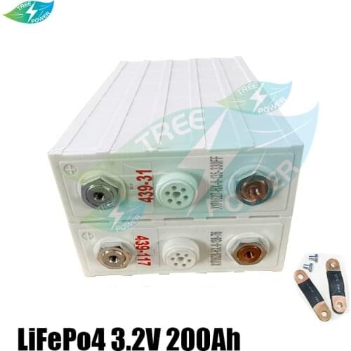 8pcs LiFePO4 200AH 3.2V 200AH battery for diy 12v 24v 48v 200ah 400ah power electrical devices UPS solar panel power bank