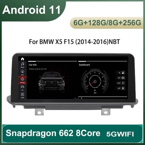10.25" IPS Android 10.0 8 Core Car Screen Multimedia Head Unit For BMW X5 F15 (2014-2017) NBT GPS Navi Receiver WIFI 4G Media BT
