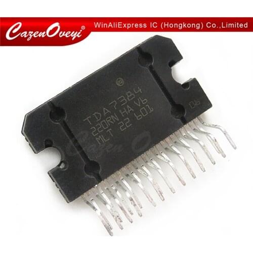 1pcs/lot TDA7384A TDA7384 ZIP-25 car amplifier chip original spot 4 x 35W QUAD BRIDGE CAR RADIO AMPLIFIER In Stock