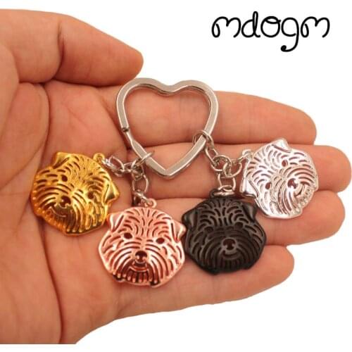 Norfolk Terrier Dog Animal Cute Gold Silver Plated Keychain For Bag Car Women Men Girls Boys Love Jewelry K163