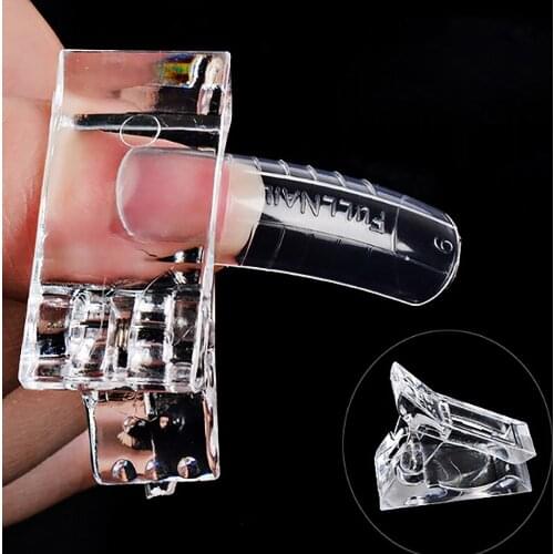 Supwee Nail Forms Poly Nail Gel Builder Clear Nail Forms Professional Extension Tool Manicure Accessories for Nail Art