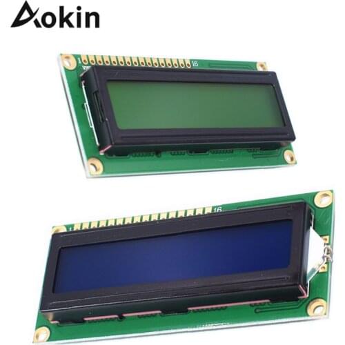 Character LCD Display Module LCD1602 1602 module Blue Green screen 16x2 HD44780 Controller blue black light