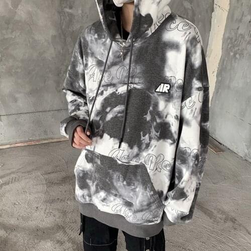 Mens Autumn New Mens Hooded Sweater Hip Hop Streetwear Harajuku Autumn Winter Hipster Casual