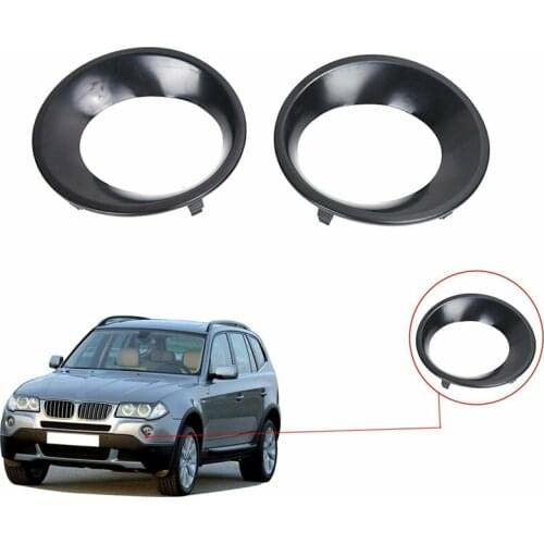 NEW-2Pcs Car Fog Light Cover Trim Driving Light Grill Trims For-BMW X3 E83 LCI 2007-2010 51113423789 51113423790