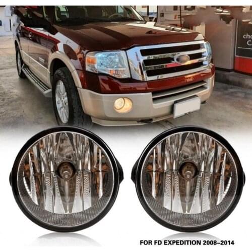 JanDeNing Fog Lamp for Ford EXPEDITION 2008-2014 Front fog lamp assembly kit