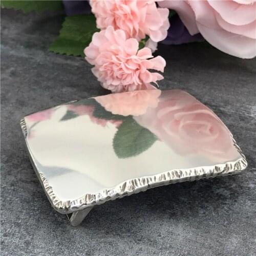 Top Luxury Alloy Mirror Belt Buckles For Men DIY Accessories Buckle For Belt Boucle Ceinture Riem Gesp Belt Buckle AK0024