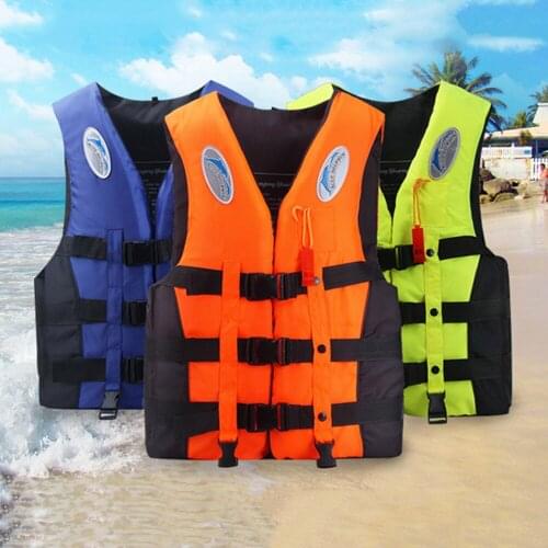 Swimming Adult Life Jacket Vest Snorkeling Fishing Surfing Safety Life Vest Rafting Boating Buoyancy with Whistle Safety Vest