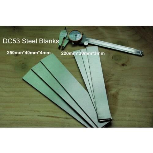 Sweden DC53 steel blanks knife making steel HRC62 Knife DIY blade steel bar blanks (ASSAB88)