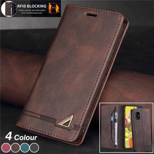 Ultra Slim Leather Case For Samsung A51 A71 A41 A31 A21 A11 A01 A21S A72 A52 A42 A32 A12 A02S A50 A70 Wallet Card Cover Coque