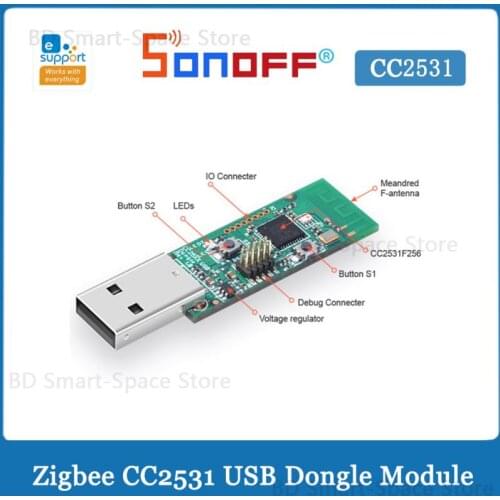 SONOFF CC2531 Zigbee USB Dongle Sniffer Bare Board Packet Protocol Analyzer Module Capture Packet Module For Zigbee2mqtt