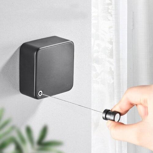 Clothesline 304 Stainless Steel Indoor Outdoor Extendable Laundry Hanger Retractable Organiser Drying Rack Clothes Rope