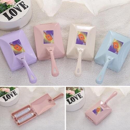 1Pcs Color Random Household Double Roller Dusting Brush Dust Vacuum Carpet Brush Brush Laundry Cleaning Removal