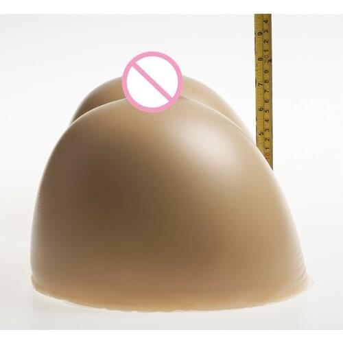 10Kg/pair Brown Super Huge Artificial Breast Realistic Silicone Breast Forms Fake Silicone Boobs Classic Round