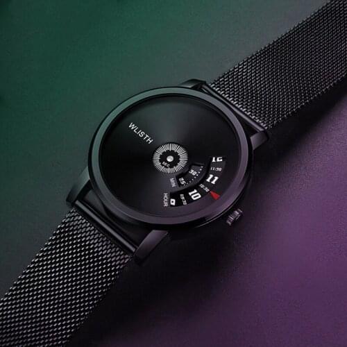 Relogio Masculino Fashion Mens Watch Sport Men Watches Luxury Waterproof Steel Mesh Band Wristwatch Geneva Clock Reloj Hombre