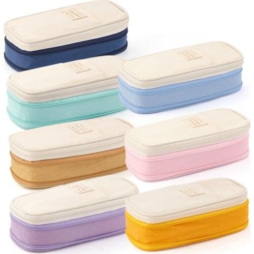 Large-capacity Pencil Case Stationery Box Ink 12 Colors 22*6.5*11cm Student Stationery Box Pencil Case School Supplies
