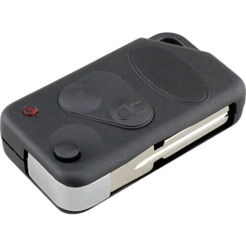 FITS for LAND/RANGE ROVER P38 Replacement 2button Flip Key Case FOB with blank blade