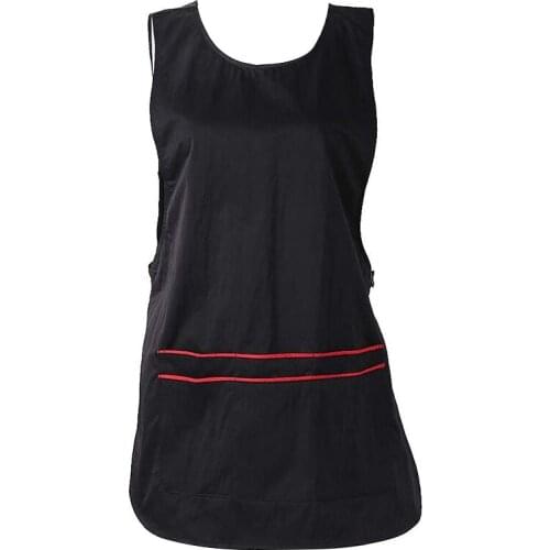 Black Professional Salon Barber Haircut Styling Cape Apron Anti-Static with 2 Pocket