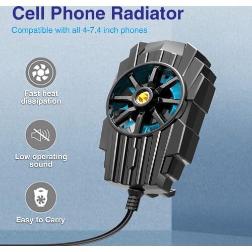 G6 Mobile Phone Radiator Cell Phone Universal Cooling Fan Mute Fan For Mobile Phone Fever Rapid Cooler PhoneCooler Radiator