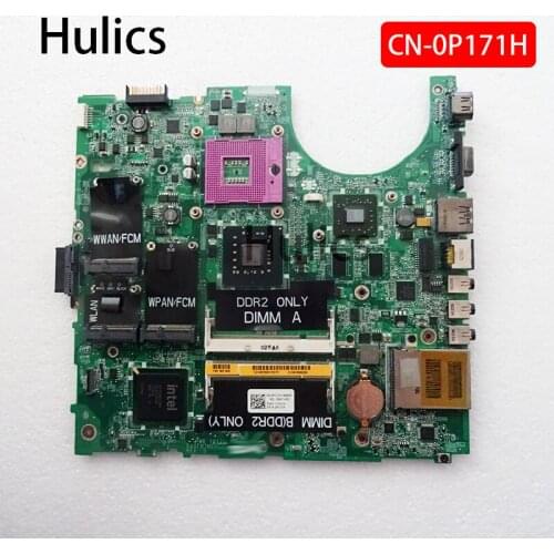 Hulics Original For DELL 1537 Laptop Motherboard CN-0P171H 0P171H P171HDA0FM7MB8D0 DDR2 main board