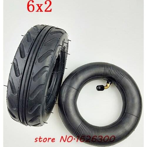 High quality 6X2 Tireand Inner Tube Set Fit for Electric Scooter Wheel Chair Truck F0 Pneumatic Wheel Trolley Cart Air Wheel Bik