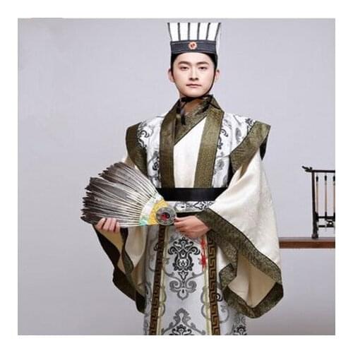 The Three Kingdoms cosplay costumes zhuge liang costume Liu Bei Cao Cao Sun Quan clothing Chinese folk stage tv show costumes