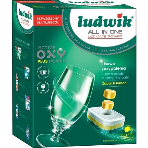 Ludwi̇k All In One Ultimate Dish Machine Tablet Lemony 90 Wash
