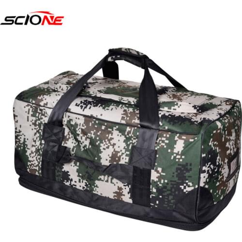 Multifunctional Fishing Bags Outdoor Sports Camouflage Handbag Fishing Lures Tackle Gear Storage Case Large Capacity X307G