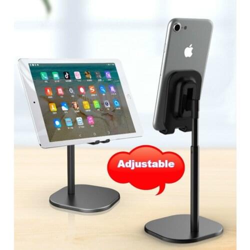 Mobile Phone Holder For iPhone 11 Pro XS Max iPad Non-slip Adjustable Metal Desktop Phone Stand For Samsung Xiaomi Tablet